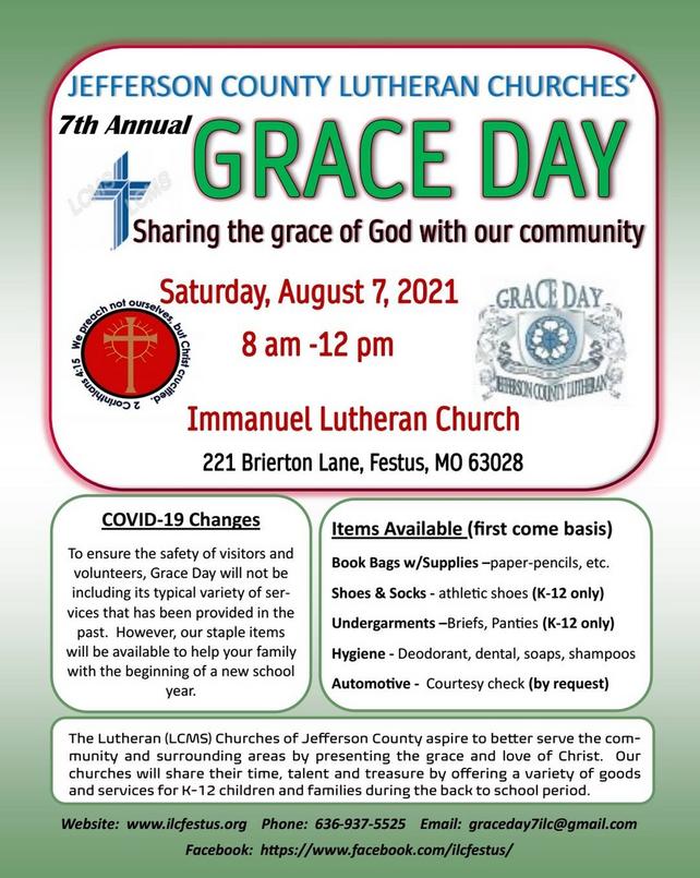 Grace Day Flyer