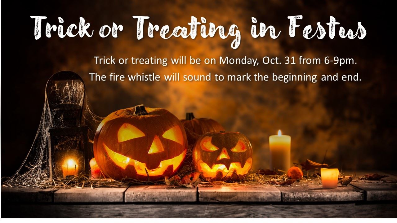 Trick or treating times