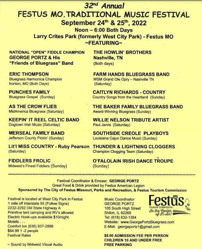 George Portz Schedule