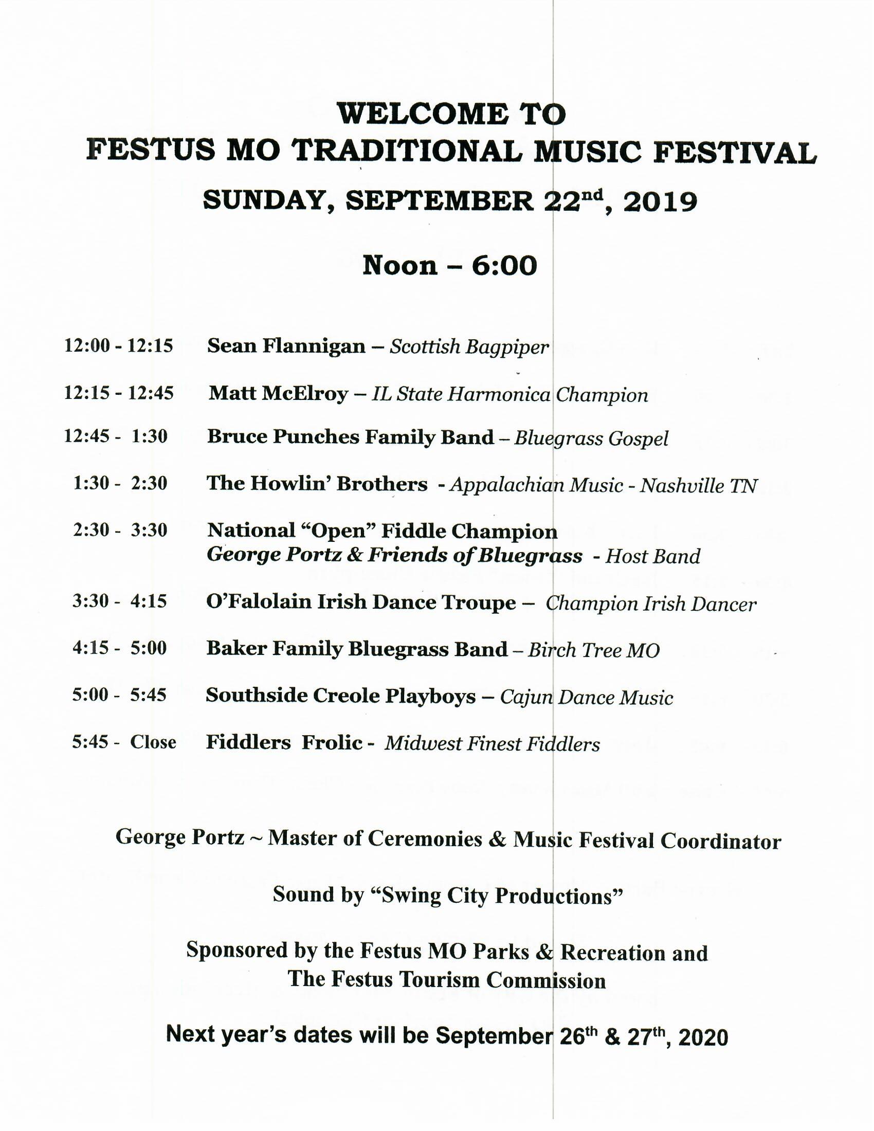Traditional Music Festival 2019 Schedule0002